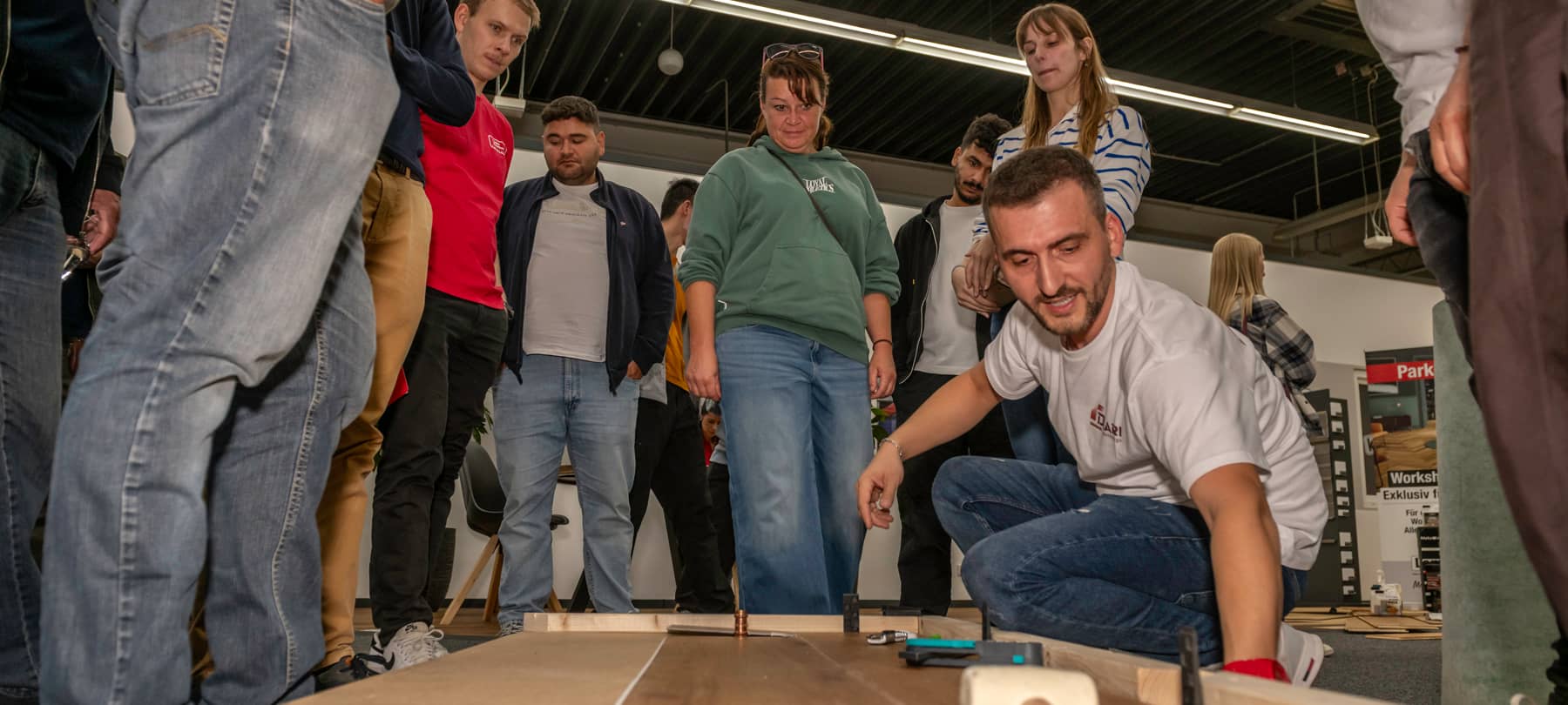 FOTOS: DU it yourself – Verlege-Workshop im LaminatDEPOT