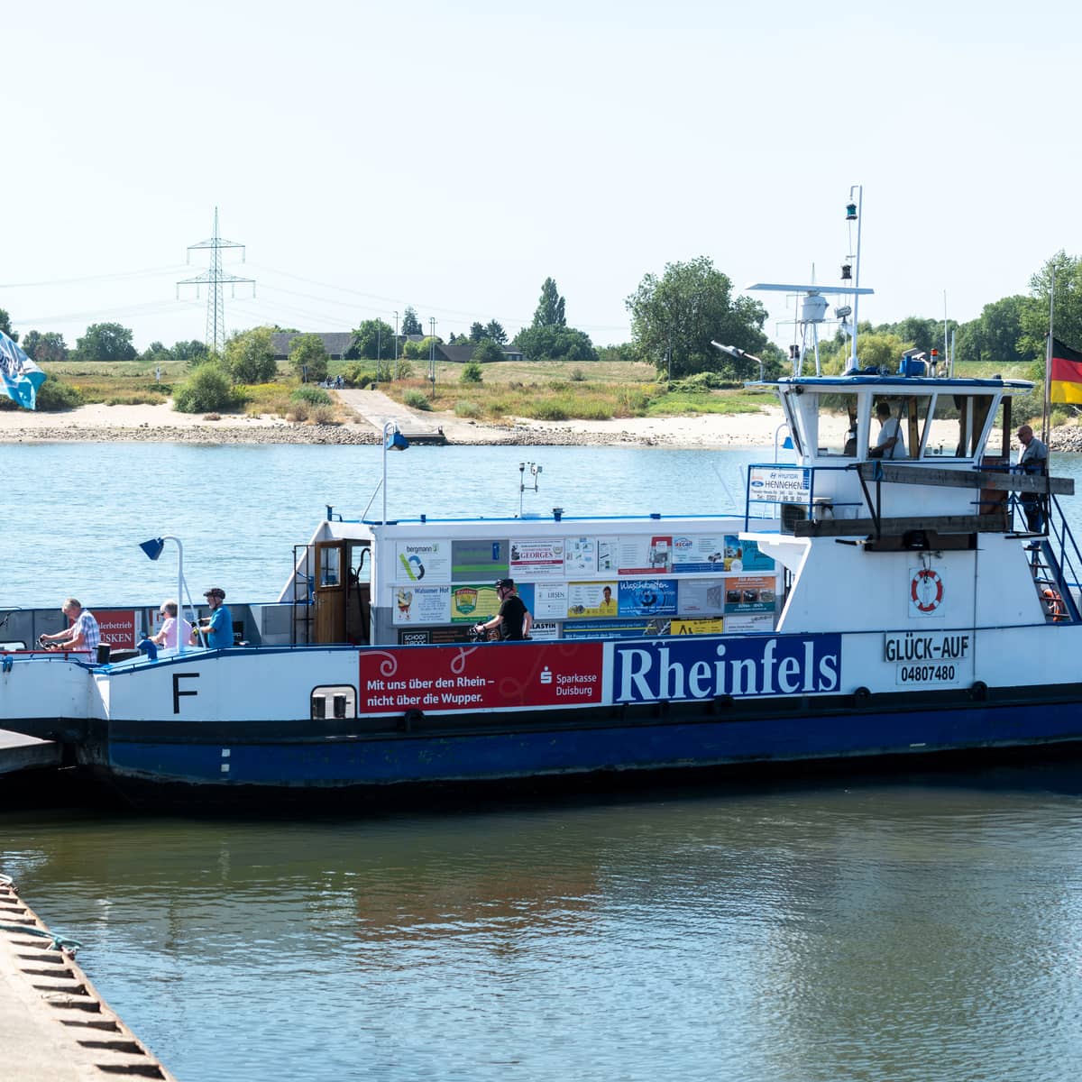 Duisburg: Walsum-Orsoy Rhine ferry canceled