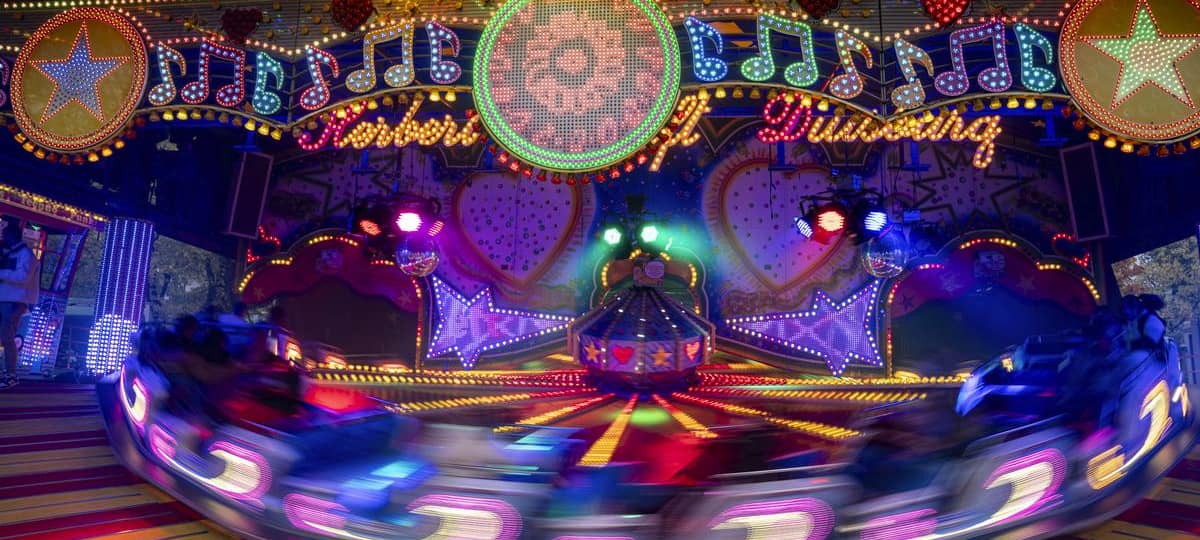 Kirmes in Duisburg am Stadion