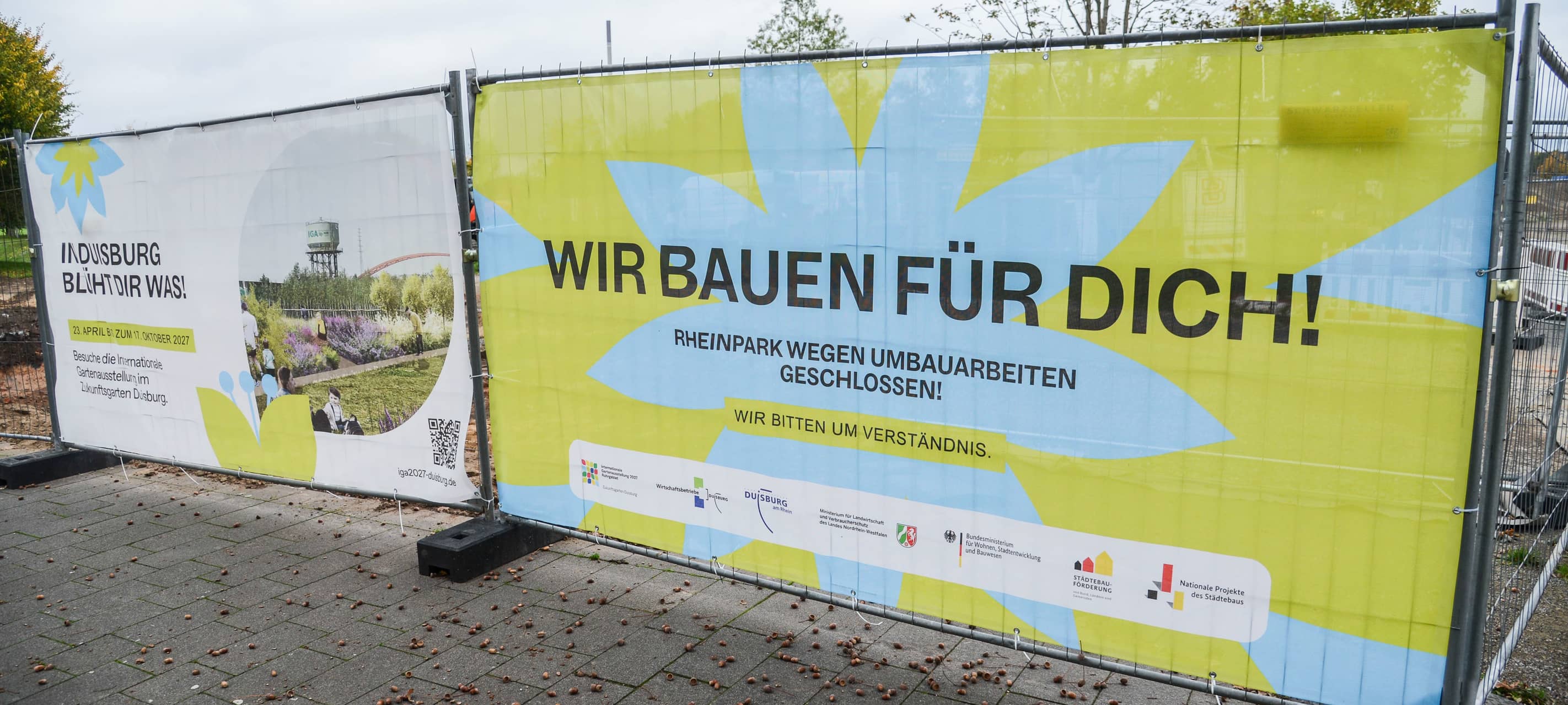 Baustellenfest im RheinPark Duisburg