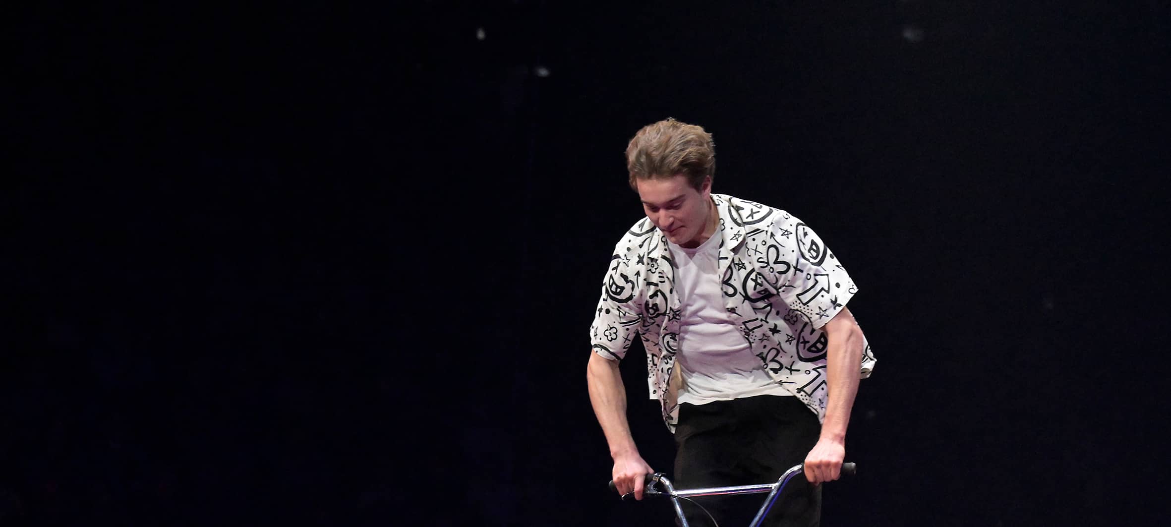 BMX-Artist Tim Höfel bei Sportschau in Duisburg