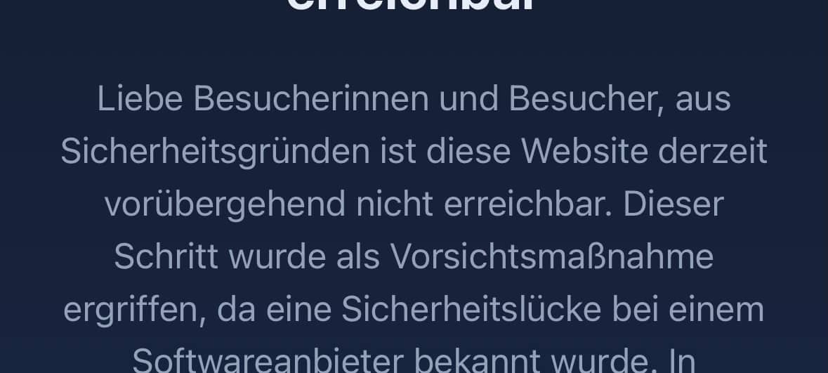 Internetseiten der Stadt Duisburg und der DVG wieder online