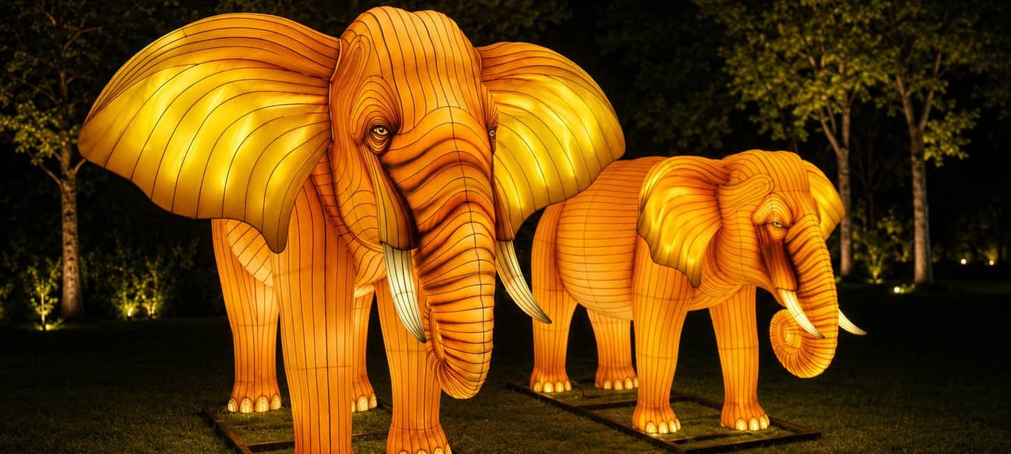 Zoo Duisburg leuchtet