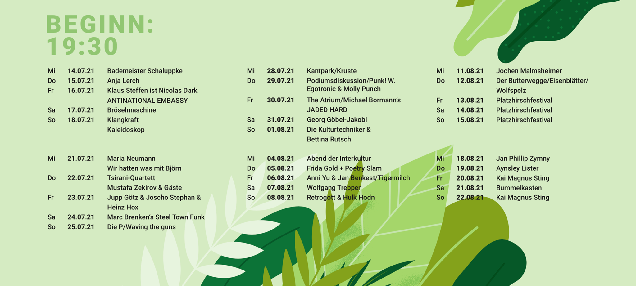 Kultursommer gestartet