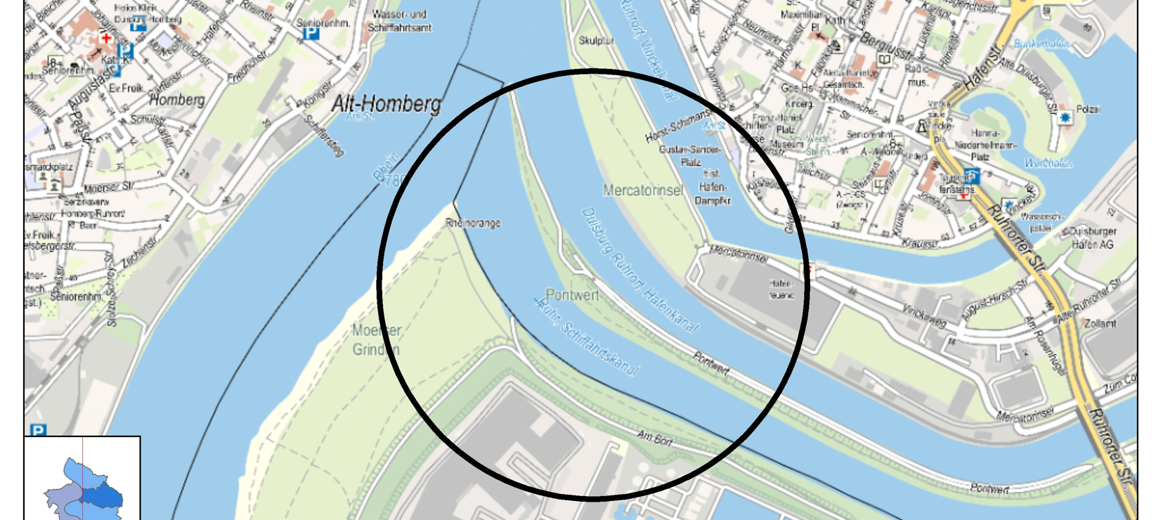 Erfolgreiche Bombenentschärfung in Ruhrort