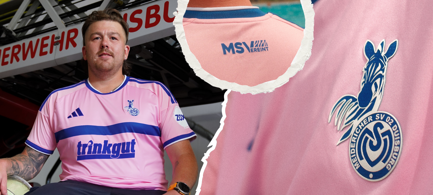MSV Duisburg stellt Ausweichtrikot für Saison 2026/27 vor.