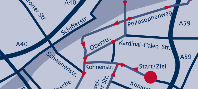 Targobank Run: Straßenperrungen in der Innenstadt