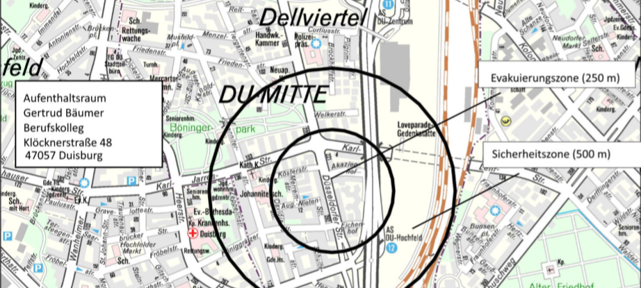 Bombenentschärfung im Dellviertel